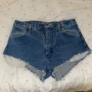 Vintage wrangler cutoffs